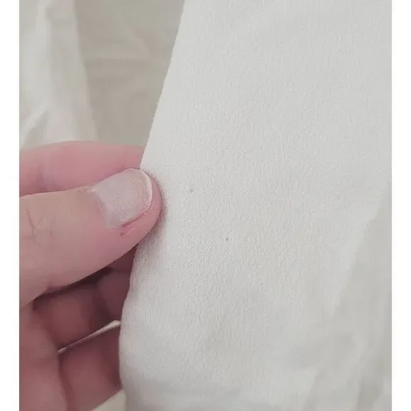 Free People Elsa Bodysuit Top Cream Surplice Neck Size Small - Picture 3 of 12